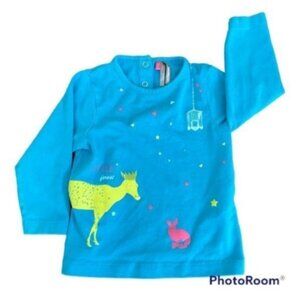 French Brand Orchestra Baby Girl Long-sleeve Shirt. 12M.